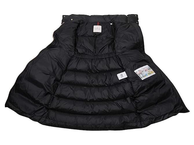 Moncler Brou Langsteppjacke Schwarz - Ansicht 5