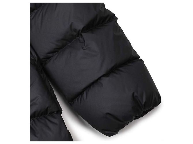 Moncler Brou Langsteppjacke Schwarz - Ansicht 7