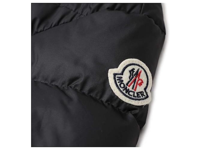 Moncler Brou Langsteppjacke Schwarz - Ansicht 9