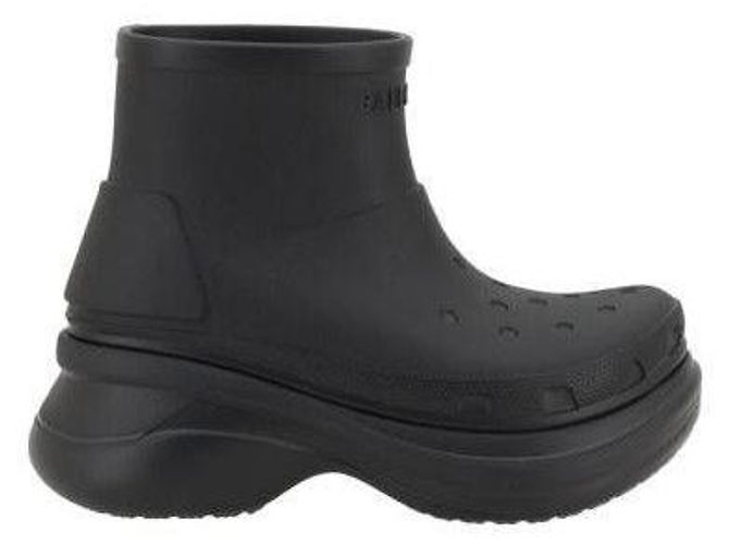 Balenciaga Bota Crocs Negro - vista 4