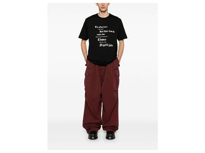 Alexander Mcqueen T-Shirt mit Textprint Schwarz - Ansicht 5