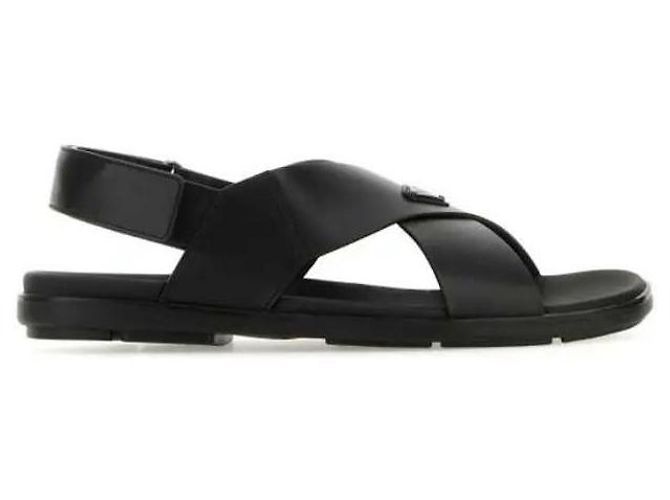 Prada Sandali in pelle nera - vista 4