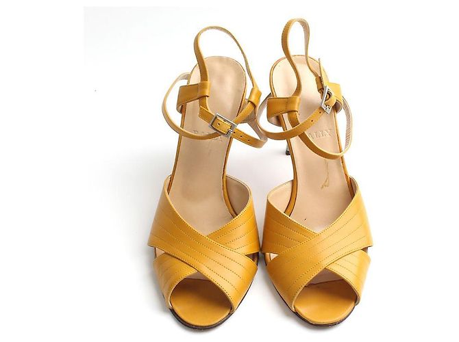 Bally Sandali con cinturino aperto senape Giallo - vista 2