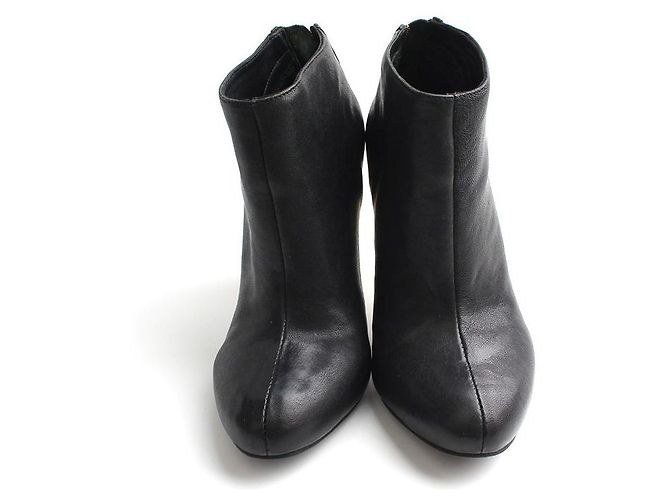 Tory Burch Botines de tacón dorados Negro - vista 2