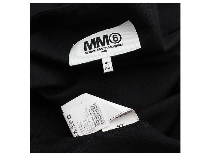 Maison Martin Margiela Abito nero con scollo a U - vista 3