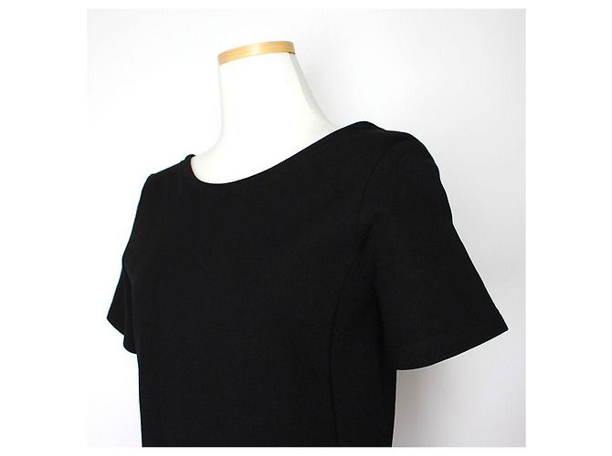 Maison Martin Margiela Abito nero con scollo a U - vista 4
