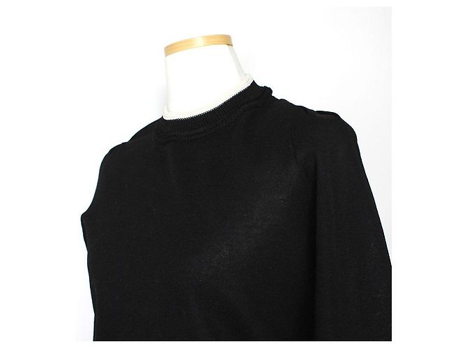 Schwarzes und weißes Strickoberteil von Isabel Marant - Ansicht 4