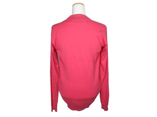 Maison Martin Margiela Top aus Baumwollstrick in Hot Pink - Ansicht 2