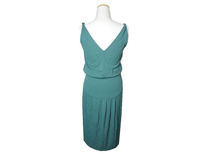 Moschino Vestido Mint Blue Chip and Chic Negro - vista 2