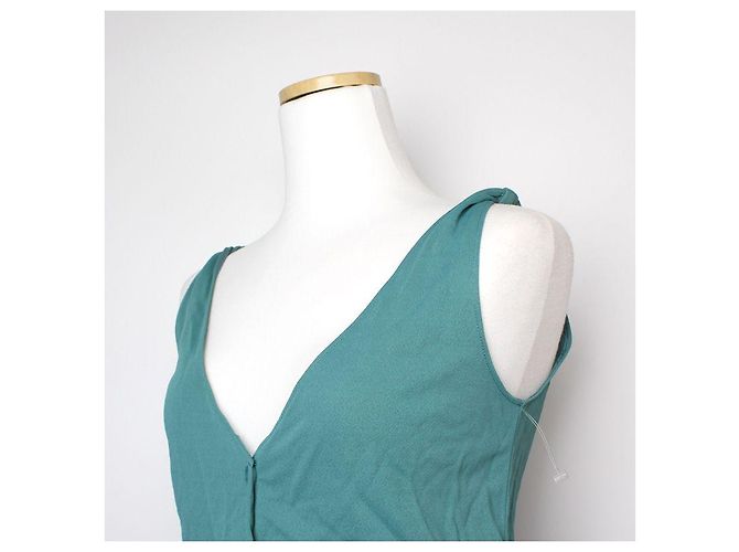 Moschino Vestido Mint Blue Chip and Chic Negro - vista 4