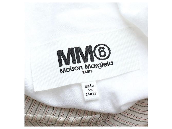 Maison Martin Margiela Abito t-shirt bianco - vista 4