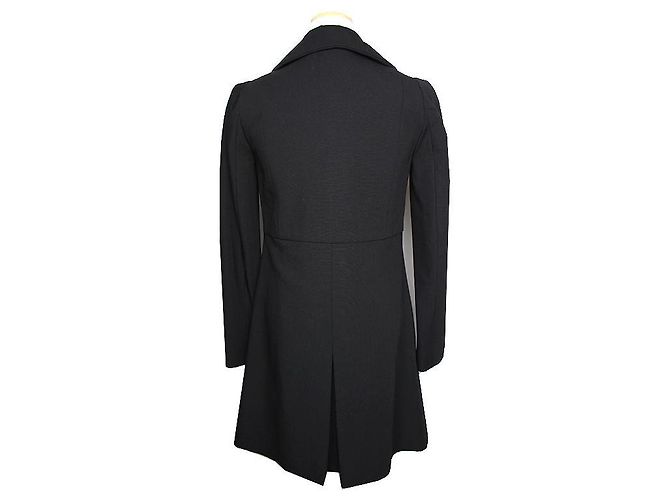 Chloé Black Wool Double-Breasted Coat - view 2