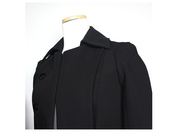 Chloé Black Wool Double-Breasted Coat - view 4