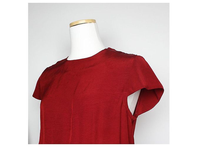 Abito Bicolore Bordeaux Isabel Marant Étoile Rosso - vista 4
