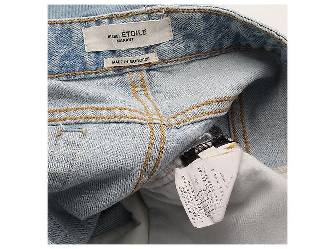 Pantalones de denim azul claro Isabel Marant Étoile - vista 3