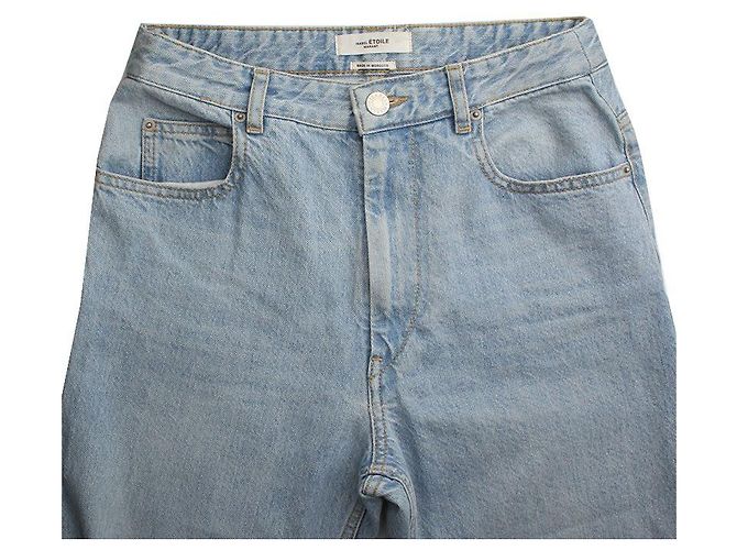 Pantalones de denim azul claro Isabel Marant Étoile - vista 4