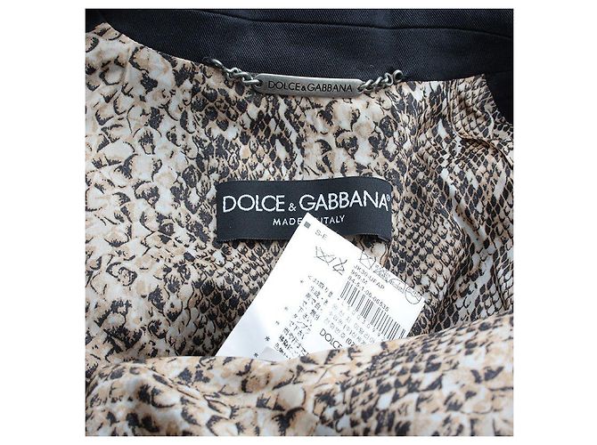 Dolce & Gabbana Jaqueta de algodão preta Dolce Gabbana Preto - vista 3