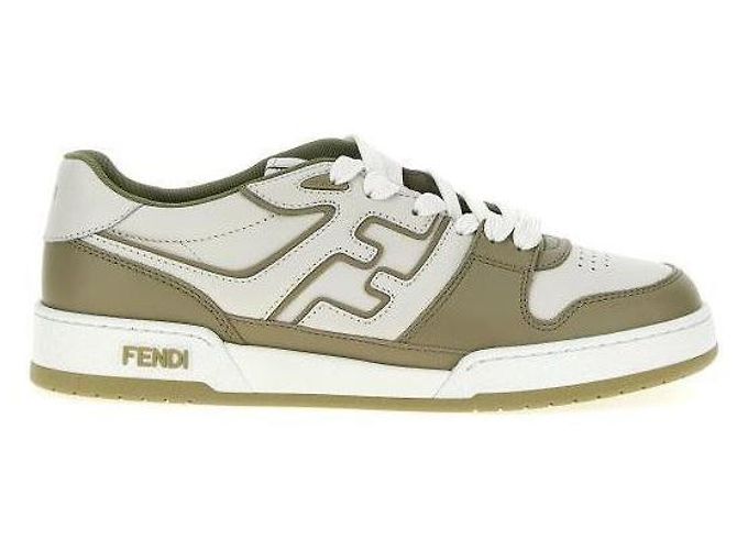 Fendi Sneakers basse in pelle Bianco - vista 4