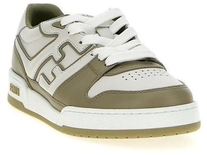 Fendi Sneakers basse in pelle Bianco - vista 5