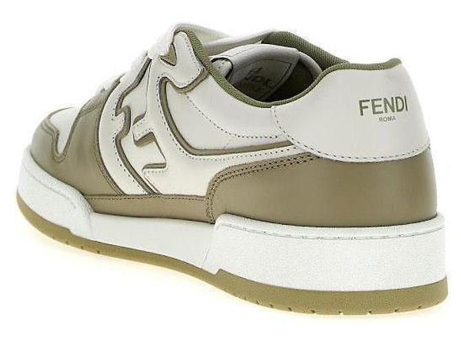 Fendi Sneakers basse in pelle Bianco - vista 6