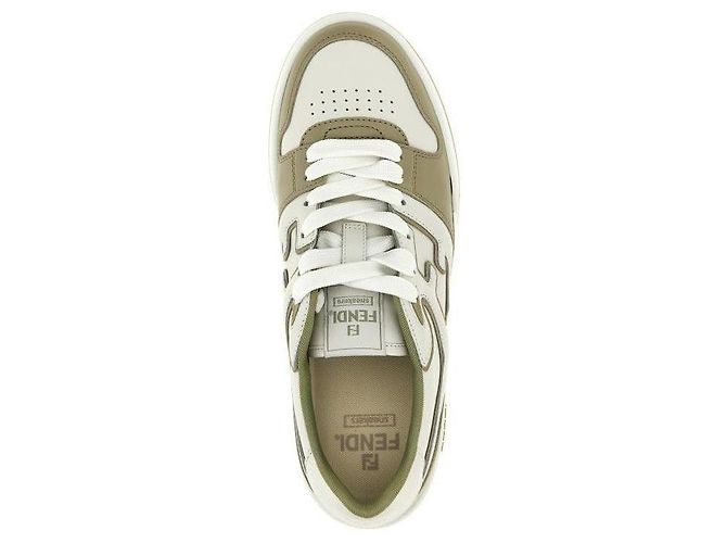 Fendi Sneakers basse in pelle Bianco - vista 7