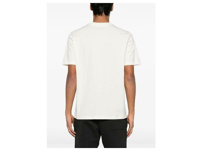 Moncler Baumwoll-T-Shirt mit Logo Weiß - Ansicht 6