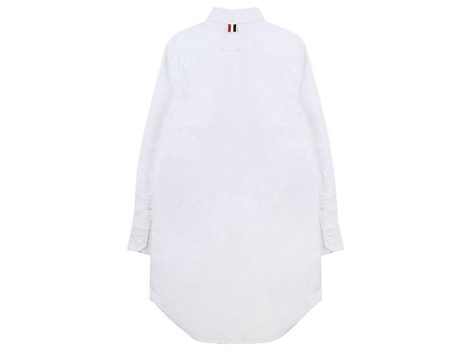 Thom Browne Abito camicia stropicciato Bianco - vista 4