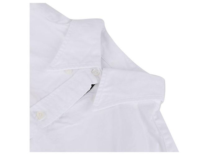 Thom Browne Abito camicia stropicciato Bianco - vista 5