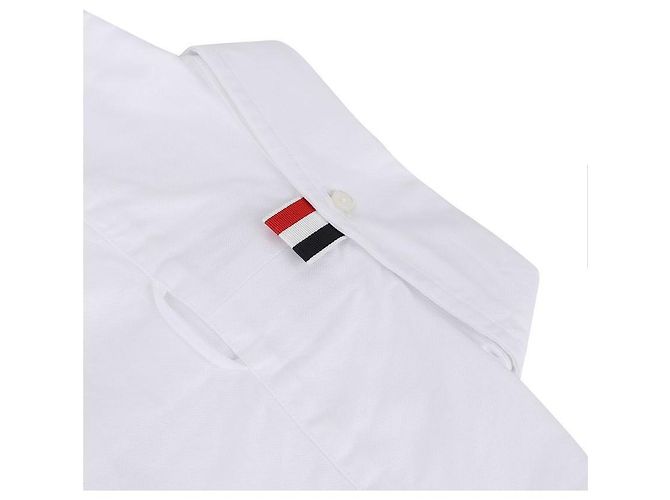 Thom Browne Abito camicia stropicciato Bianco - vista 6