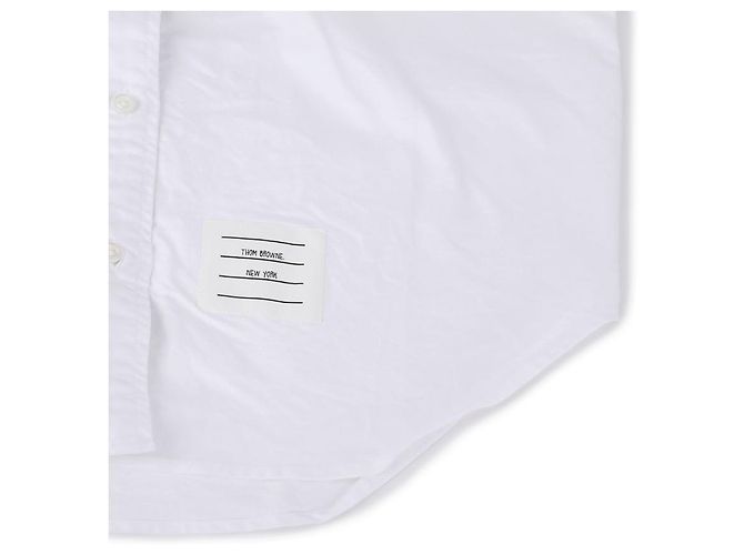 Thom Browne Abito camicia stropicciato Bianco - vista 8
