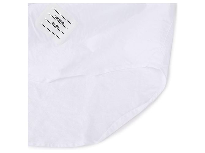 Thom Browne Abito camicia stropicciato Bianco - vista 9