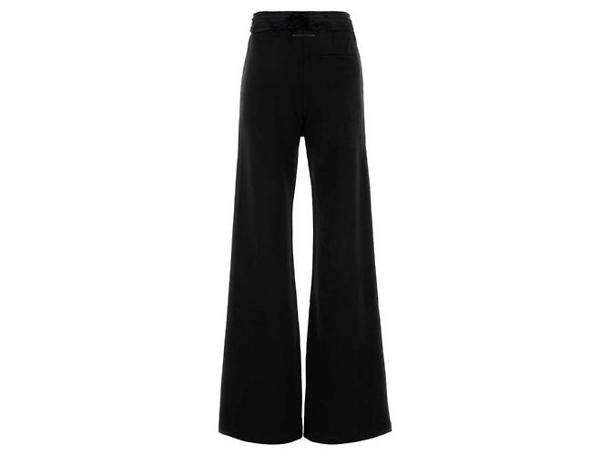 Maison Martin Margiela Pantalones de sudadera sin cepillar Negro - vista 5