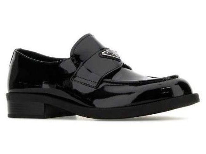 Prada Mocasines de cuero con logo triangular - vista 5