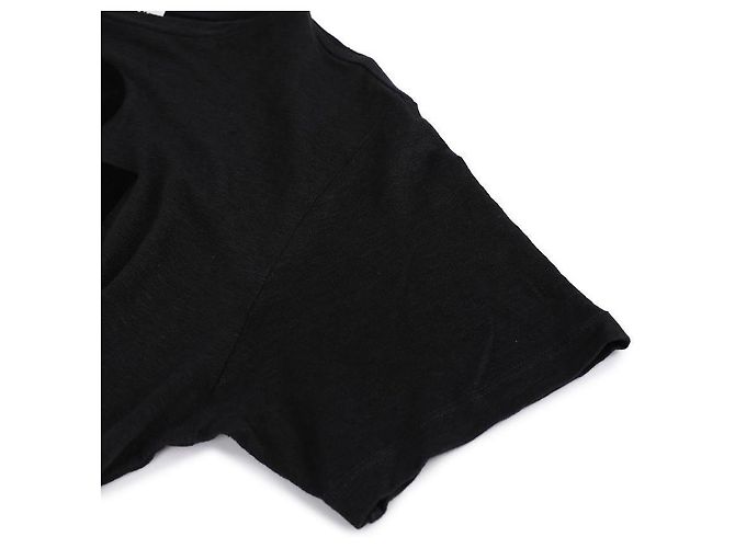 Isabel Marant Logo T-Shirt für Damen Schwarz - Ansicht 7