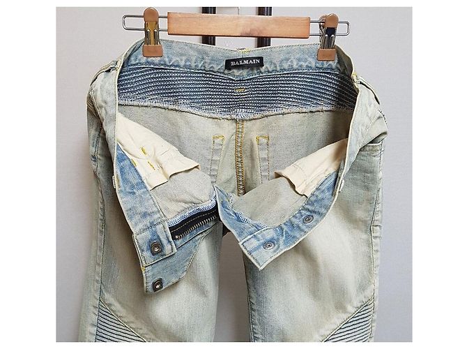 Balmain Jeans Biker da donna - vista 7