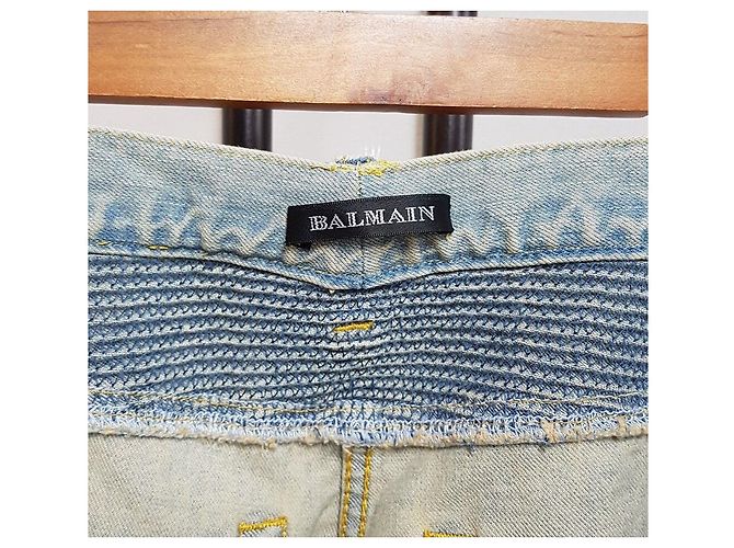 Balmain Jeans Biker da donna - vista 8