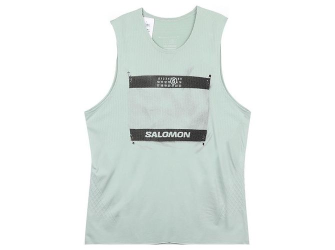 Maison Martin Margiela T-Shirt mit abstraktem Druck Blau - Ansicht 3
