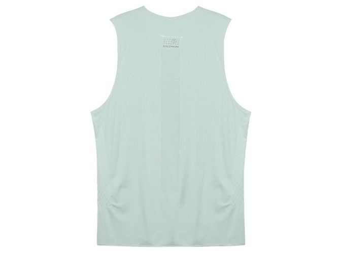 Maison Martin Margiela T-Shirt mit abstraktem Druck Blau - Ansicht 4