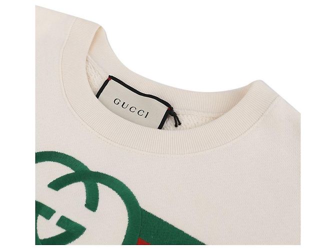 Gucci Sudadera con logo de gran tamaño - vista 5