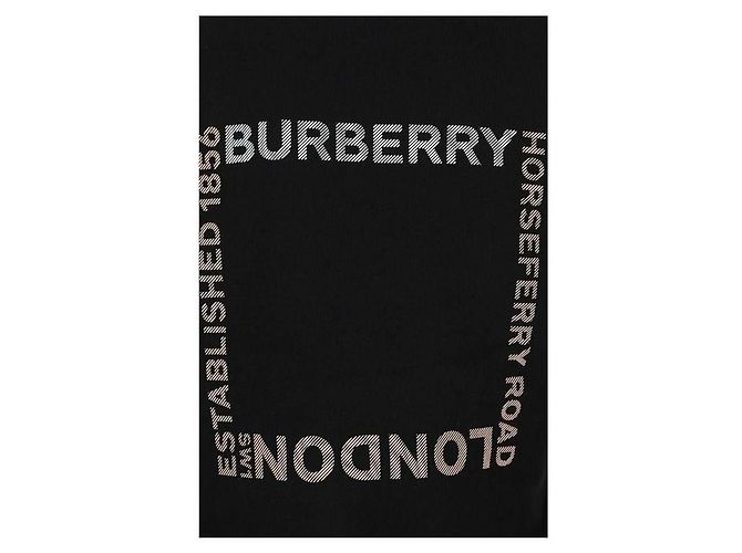 Burberry Sudadera de algodón con estampado cuadrado Negro - vista 6