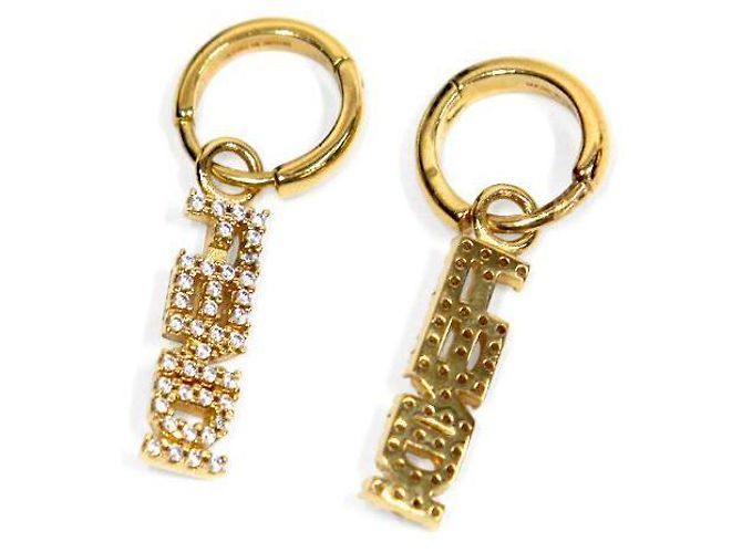 Fendi Cubic Gold Earrings - view 4