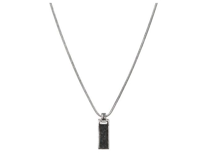 Dior Halskette aus versilbertem Material - Ansicht 2
