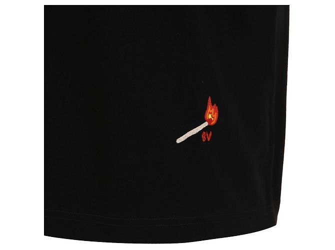 Bottega Veneta Besticktes T-Shirt mit kurzen Ärmeln Rot - Ansicht 6