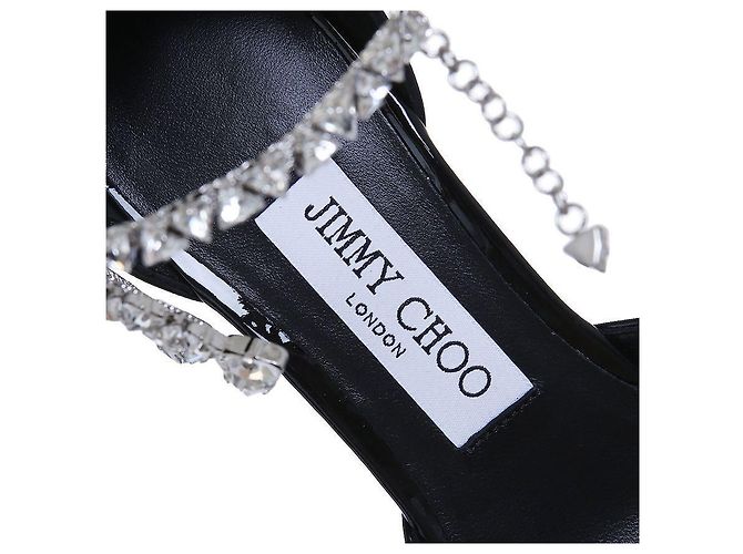Jimmy Choo Schwarze Riemchenpumps - Ansicht 10