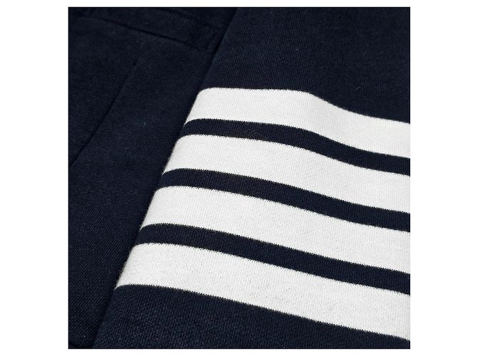 Thom Browne Giacca Blazer in Cotone Jersey Blu - vista 3