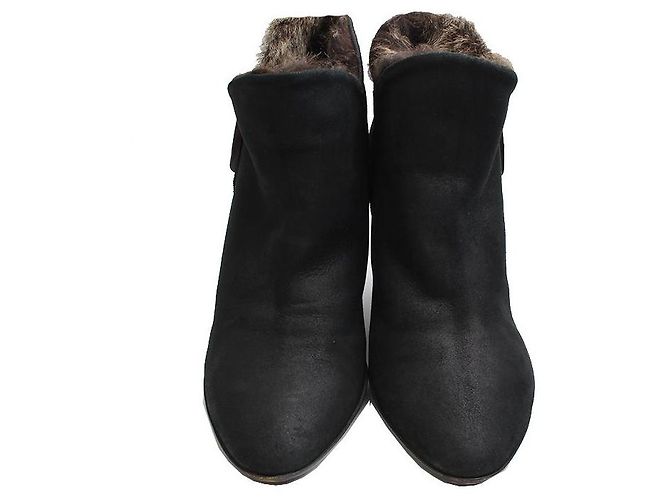 Céline Botines de cordero negro - vista 2