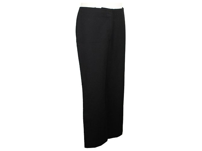 Jil Sander Pantalones de lana negros - vista 2