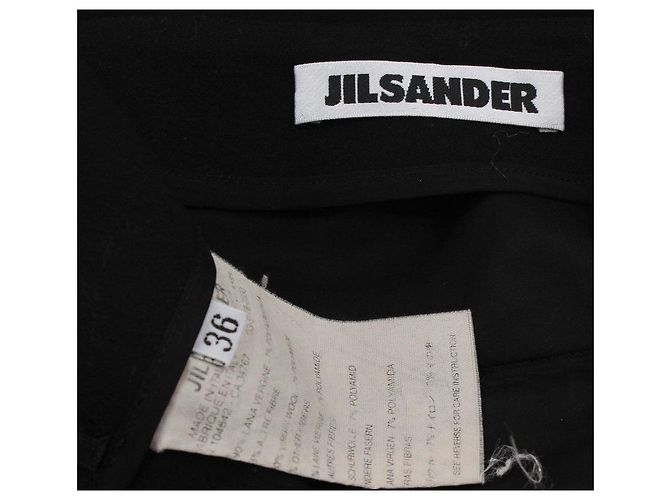 Jil Sander Pantalones de lana negros - vista 5
