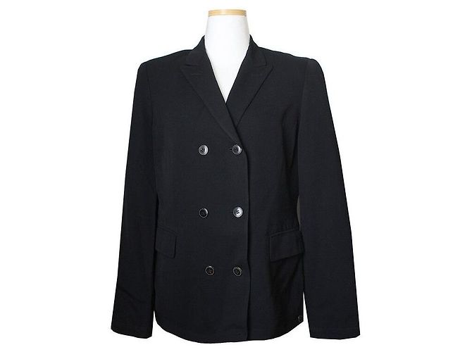 Giacca e pantaloni neri doppiopetto Jil Sander Nero - vista 2