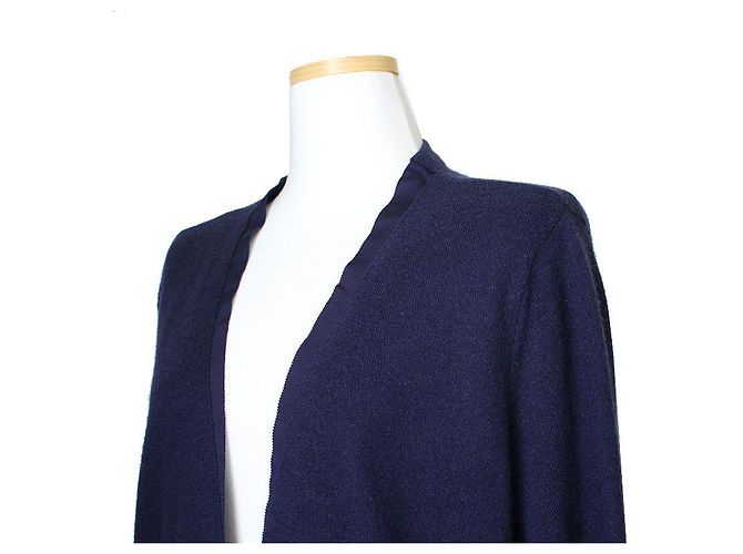 Navy Cashmere Strickjacke von Dries Van Noten Blau - Ansicht 4